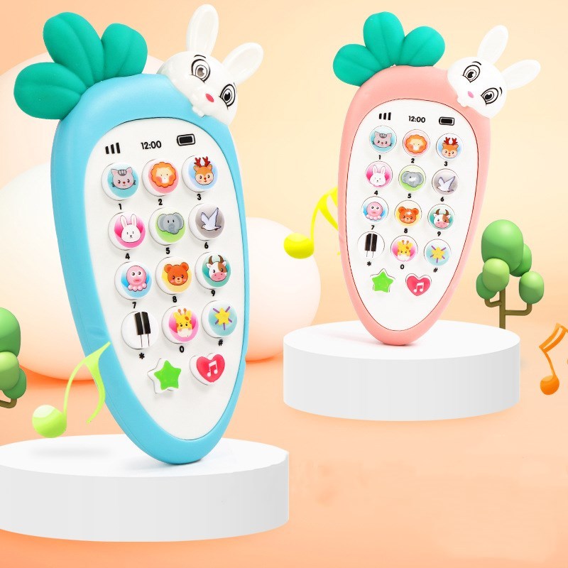 1618480157850.jpg Baby Electronic Phone Toys Music Early Childhood Educational Toys Multi-function Simulation Phone Toys - Image 1