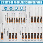 118-Piece Magnetic Screwdriver Set Professional Repair Tool Kit Ideal For Home Improvement And Automotive Maintenance - Image 7
