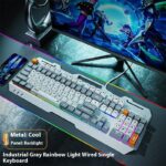 Keyboard Wired Mechanical Feeling Gaming Electronic Sports Desktop Computer Mute - Image 4